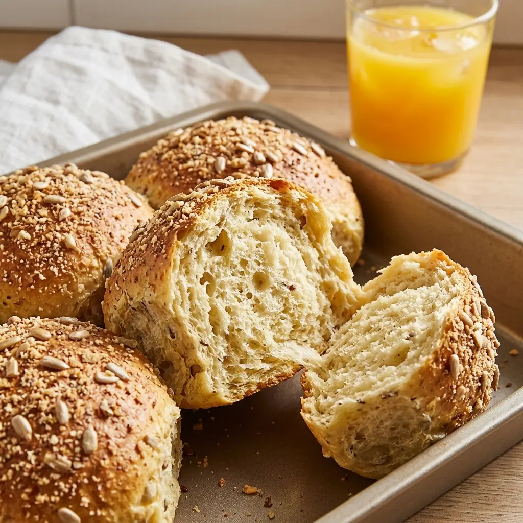 Brötchen-Liebe ganz ohne Mehl: Fluffige Quark-Wölkchen